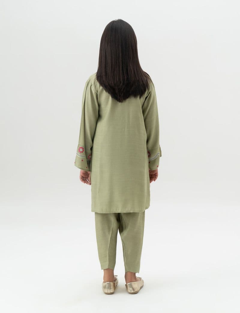 2 PIECE FLORAL EMBROIDERED SUIT thumbnail