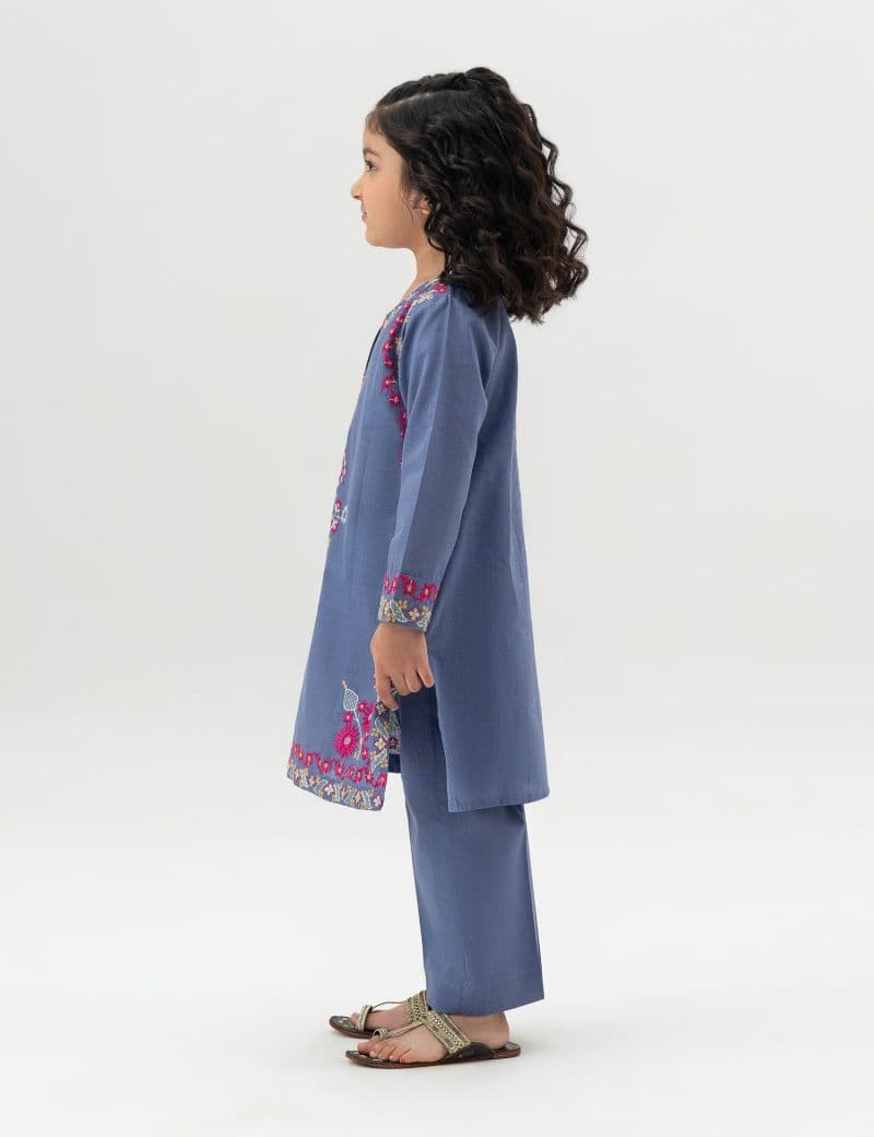 2 PIECE FLORAL EMBROIDERED SUIT thumbnail
