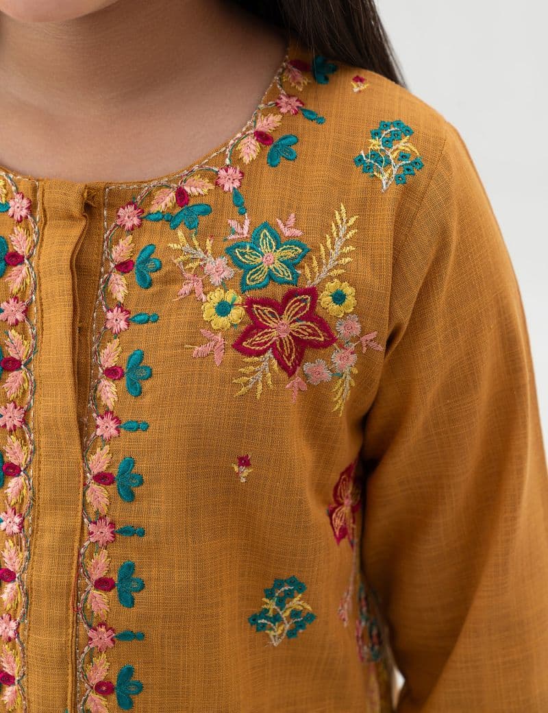 2 PIECE FLORAL EMBROIDERED SUIT thumbnail