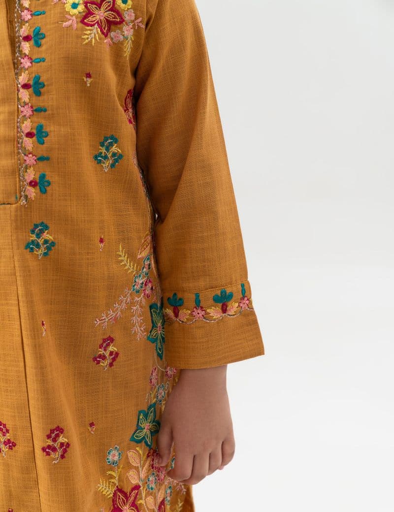 2 PIECE FLORAL EMBROIDERED SUIT thumbnail