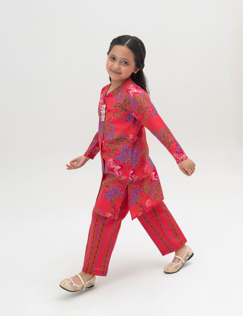 2 PIECE FLORAL PRINTED SUIT thumbnail