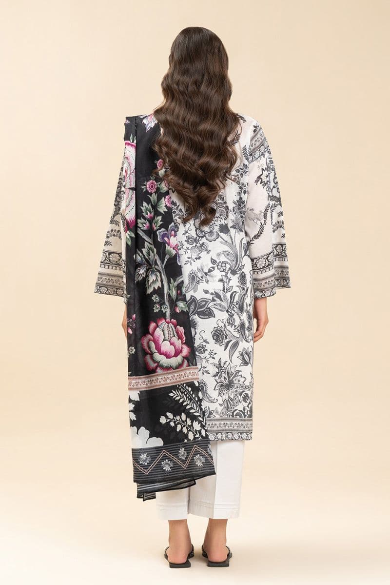 3 PIECE PRINTED LAWN SUIT-MANOR GARDEN (UNSTITCHED) thumbnail