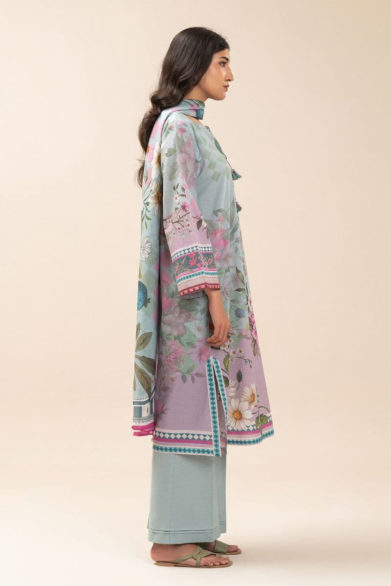 3 PIECE PRINTED LAWN SUIT-FLORINA BREEZE (UNSTITCHED) thumbnail