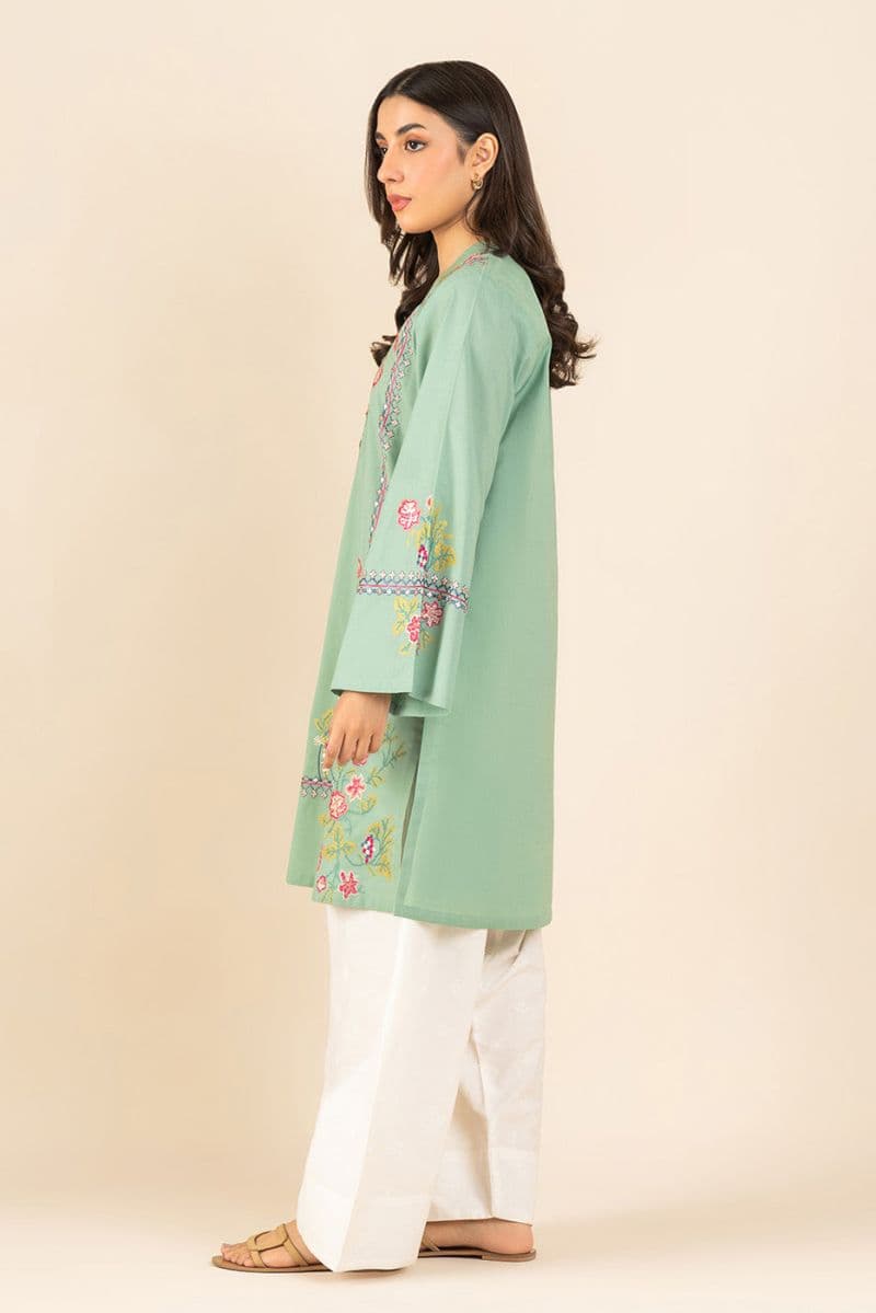 EMBROIDERED LAWN SHIRT (PRET)