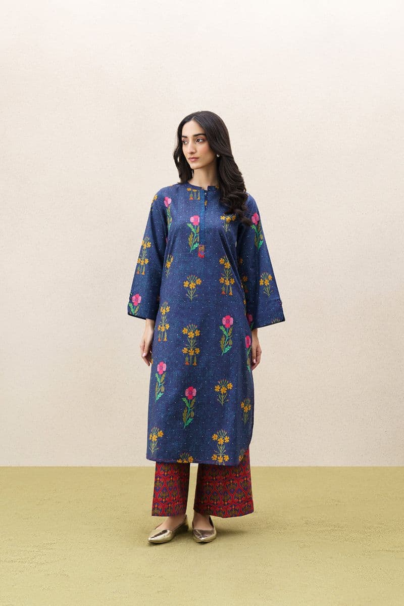 2 PIECE PRINTED DORIA DOBBY SUIT (PRET)