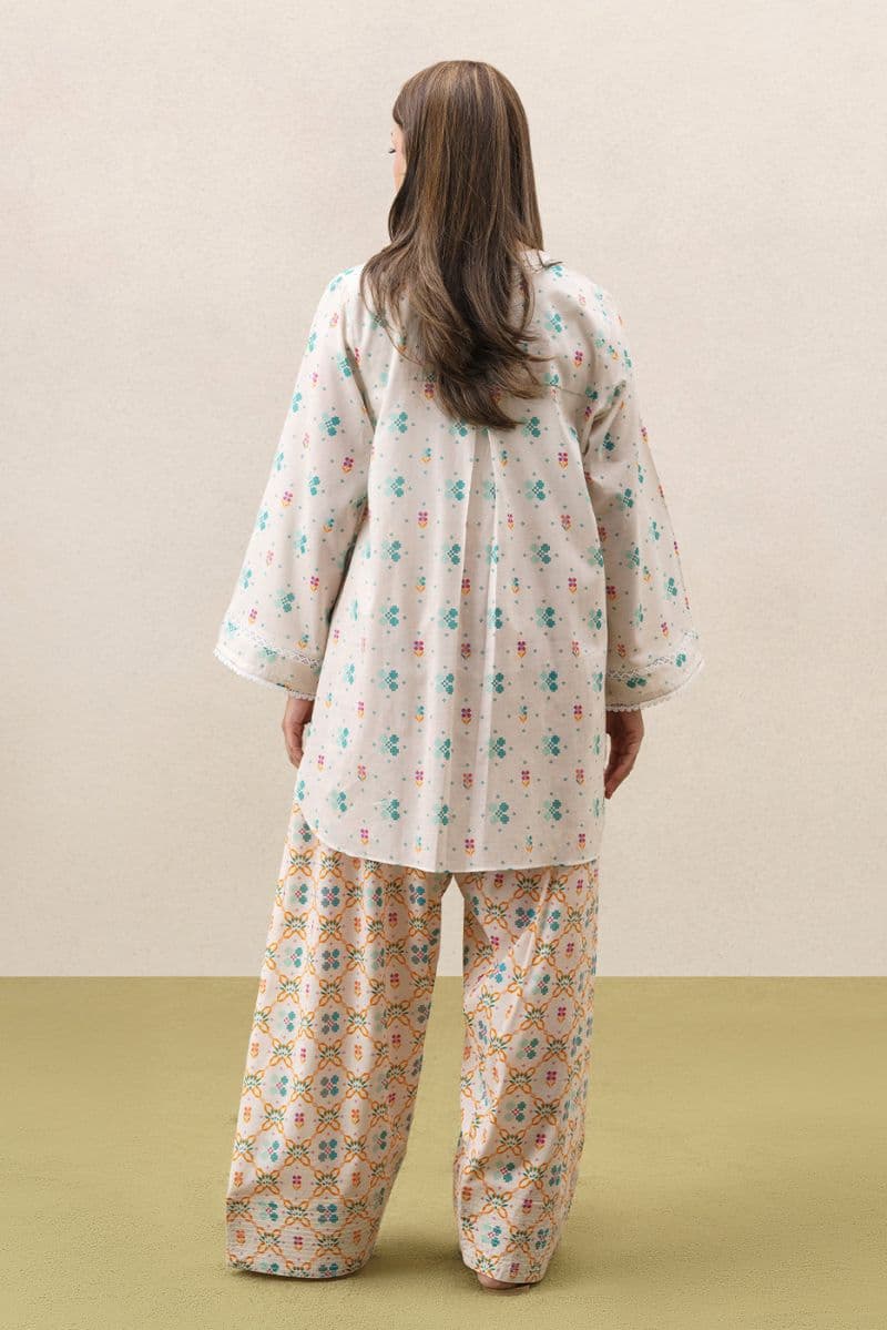 PRINTED LAWN SHIRT (PRET) thumbnail