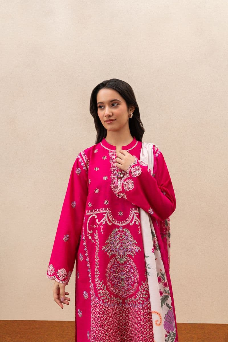 2 PIECE EMBROIDERED TWO WAY SLUB SUIT (HIGH CASUAL) thumbnail