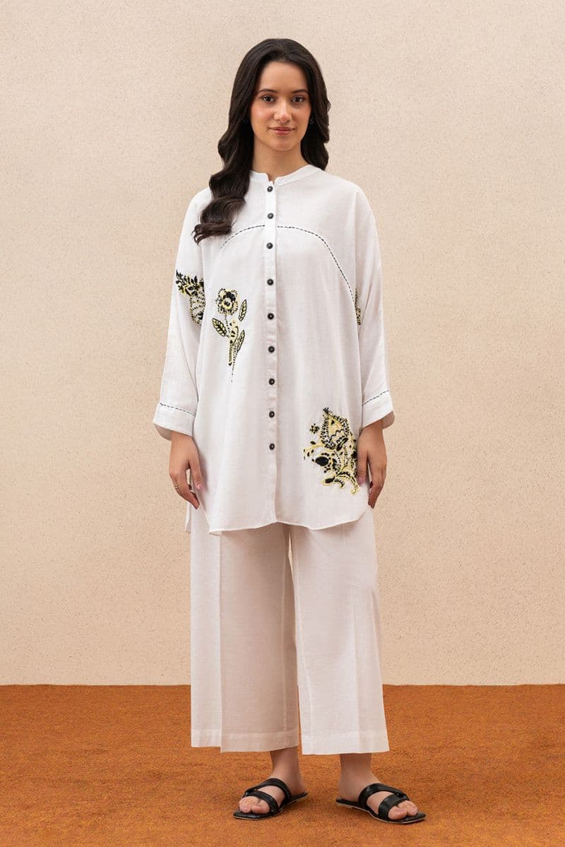 2 PIECE EMBROIDERED SUIT (PRET) thumbnail