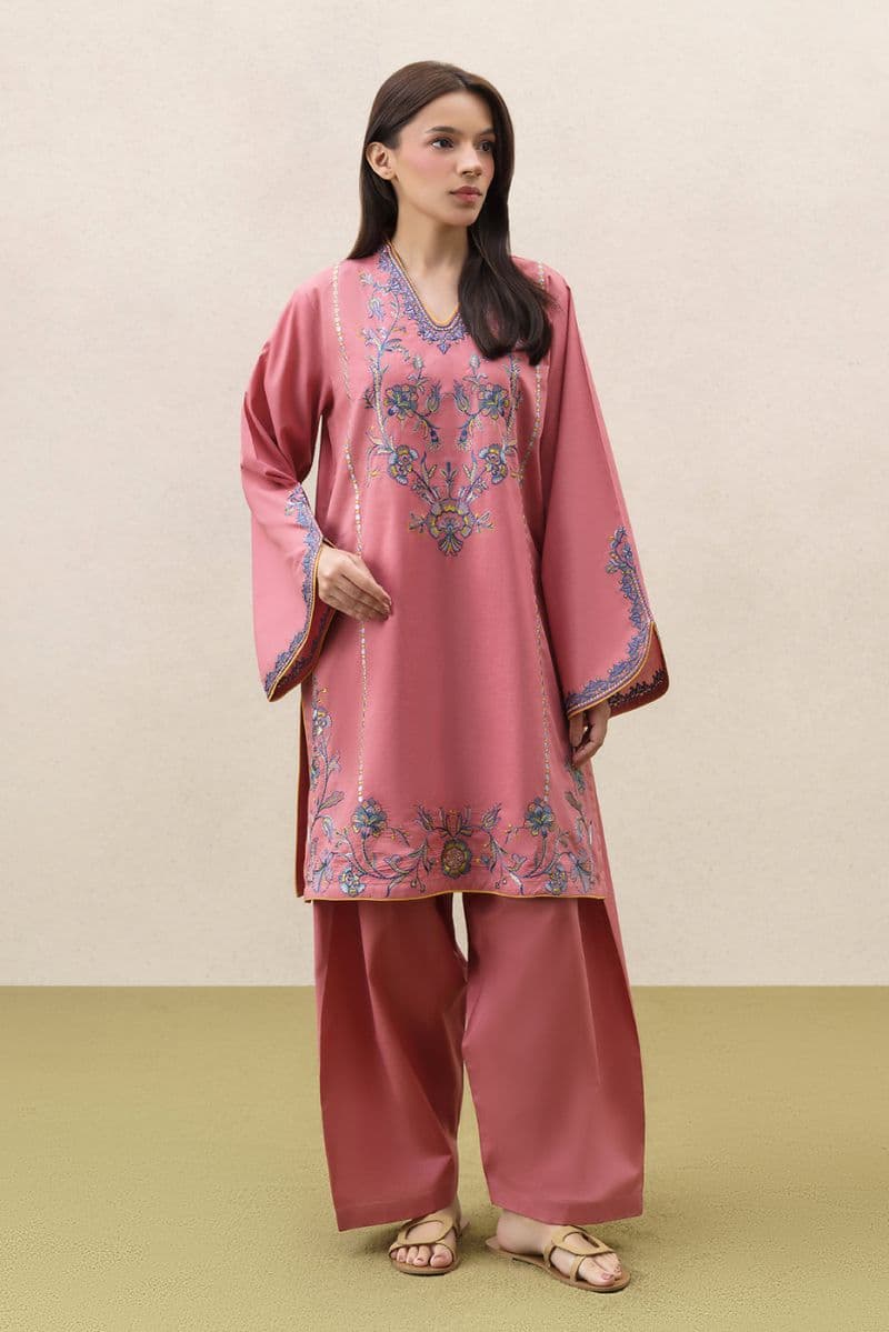 2 PIECE EMBROIDERED LAWN SUIT (PRET) thumbnail