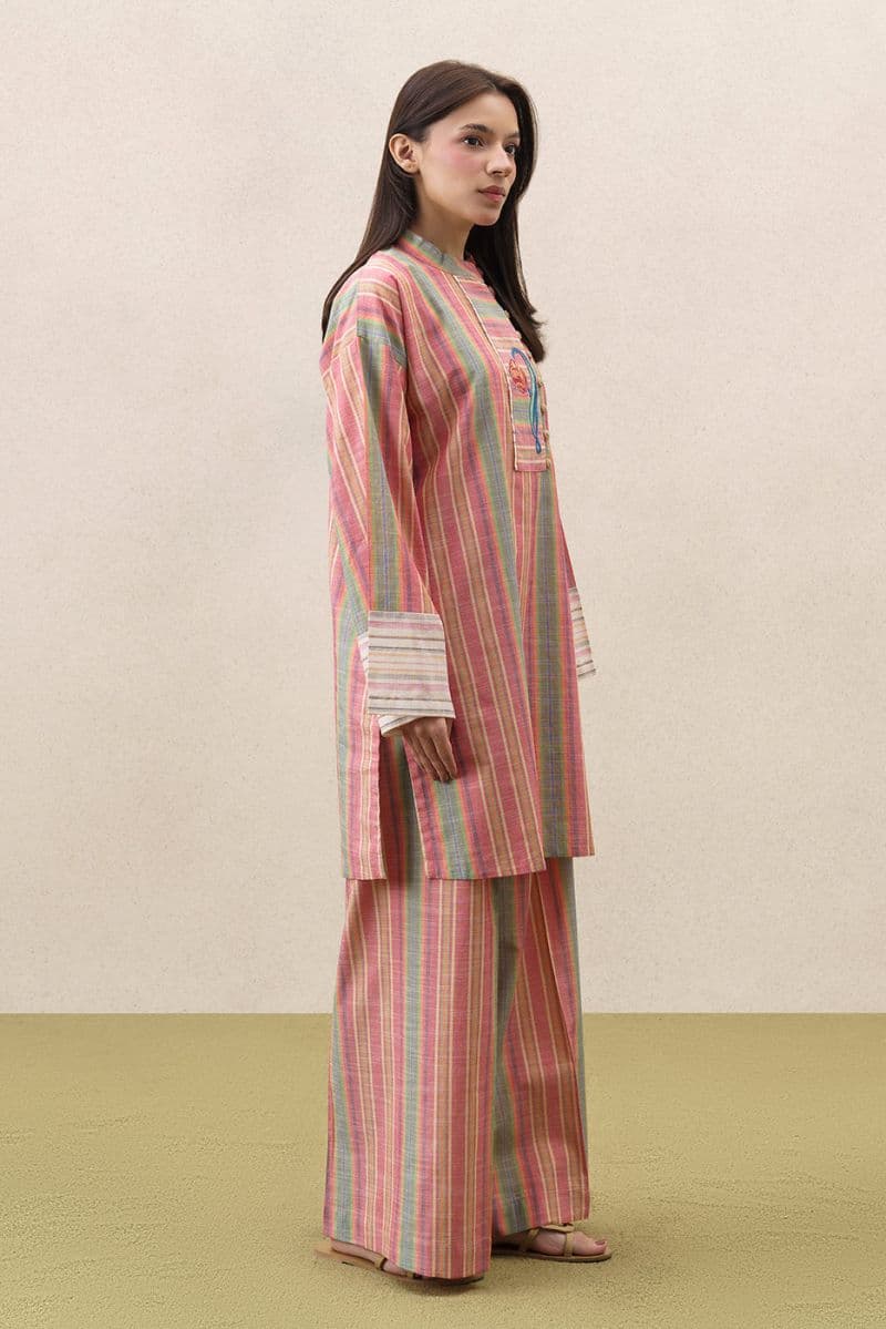 2 Piece Solid Yarn Dyed Suit Pret thumbnail