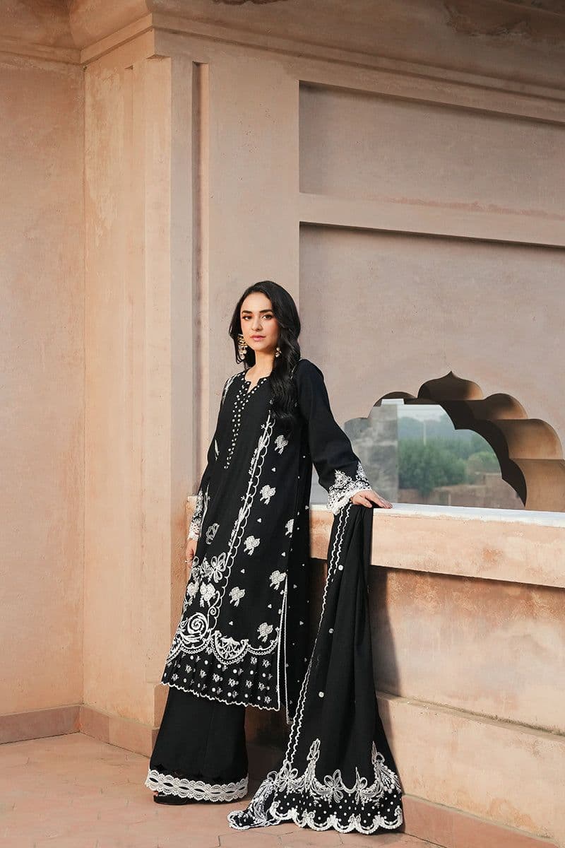 Embroidered Karandi 3 Piece Unstitched Suit thumbnail