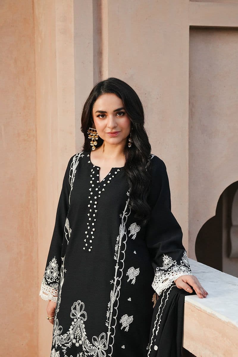 Embroidered Karandi 3 Piece Unstitched Suit thumbnail