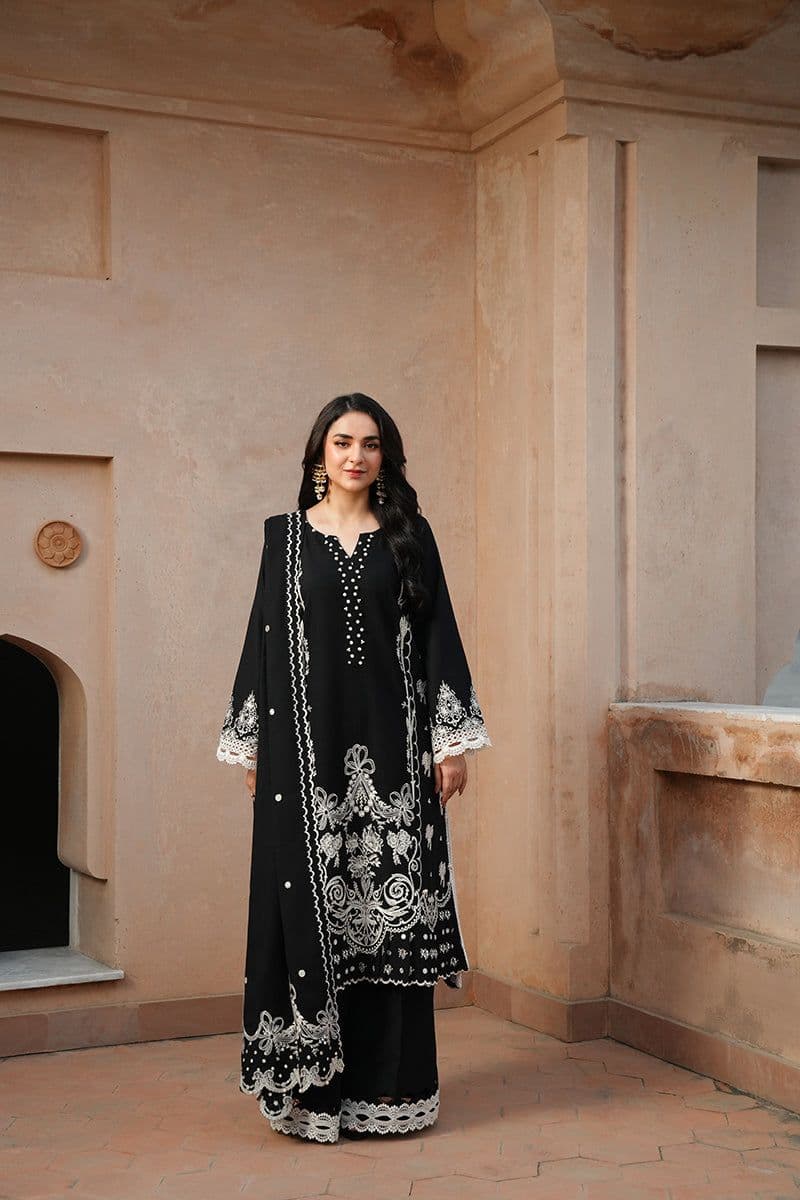 Embroidered Karandi 3 Piece Unstitched Suit thumbnail