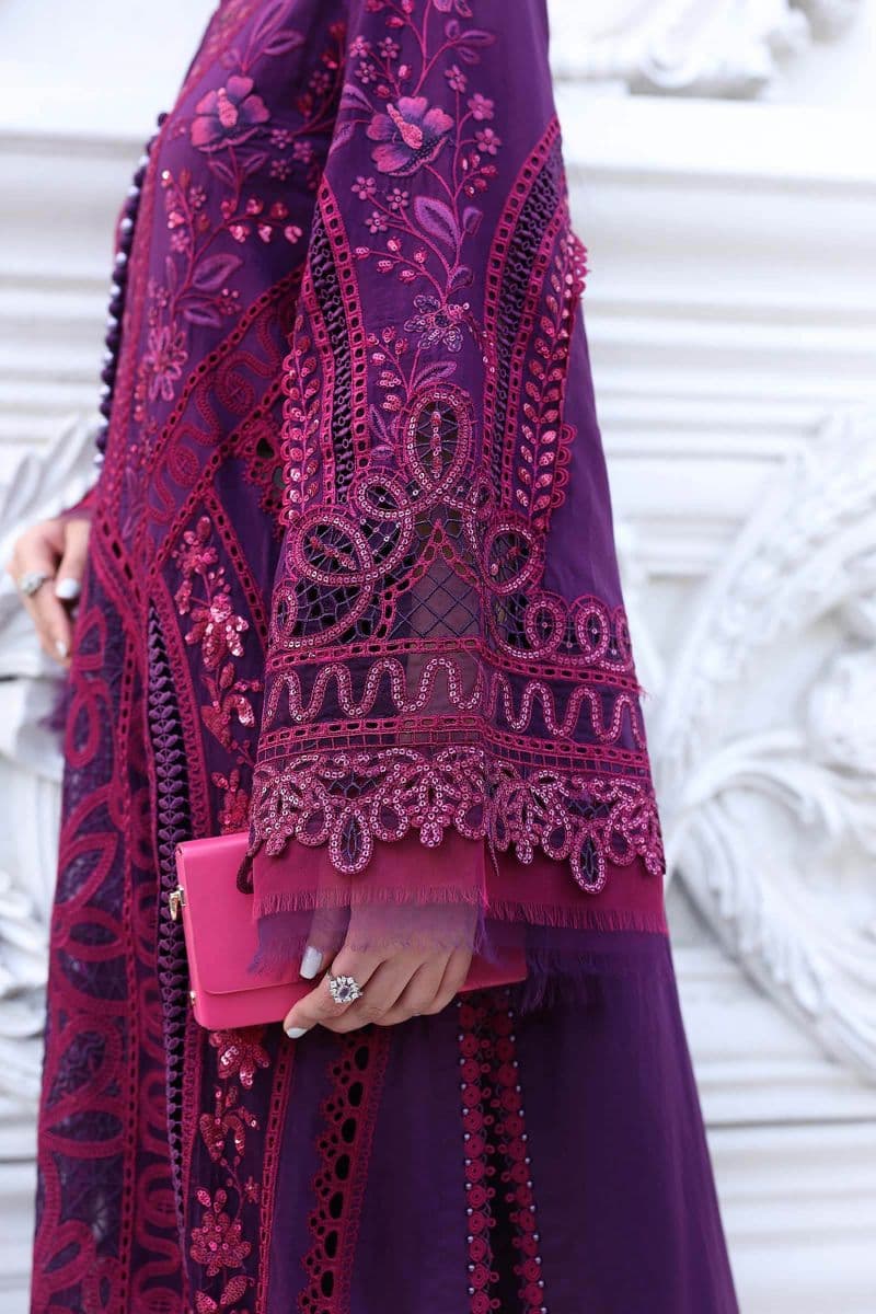 3 Piece Unstitched Embroidered Lawn Suit thumbnail