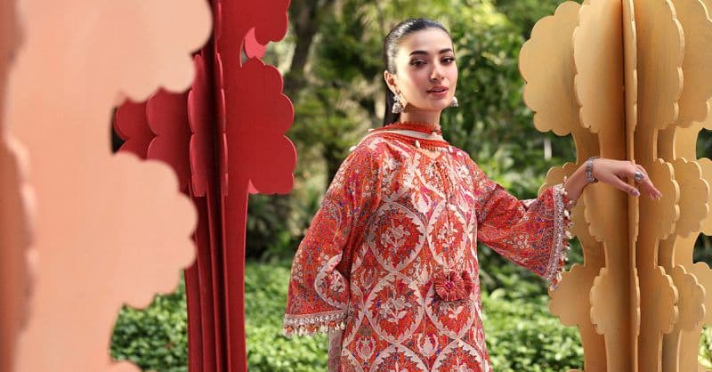 3 Piece Unstitched Embroidered Lawn Suit thumbnail