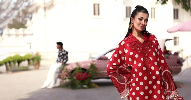 3 Piece Unstitched Embroidered Lawn Suit thumbnail