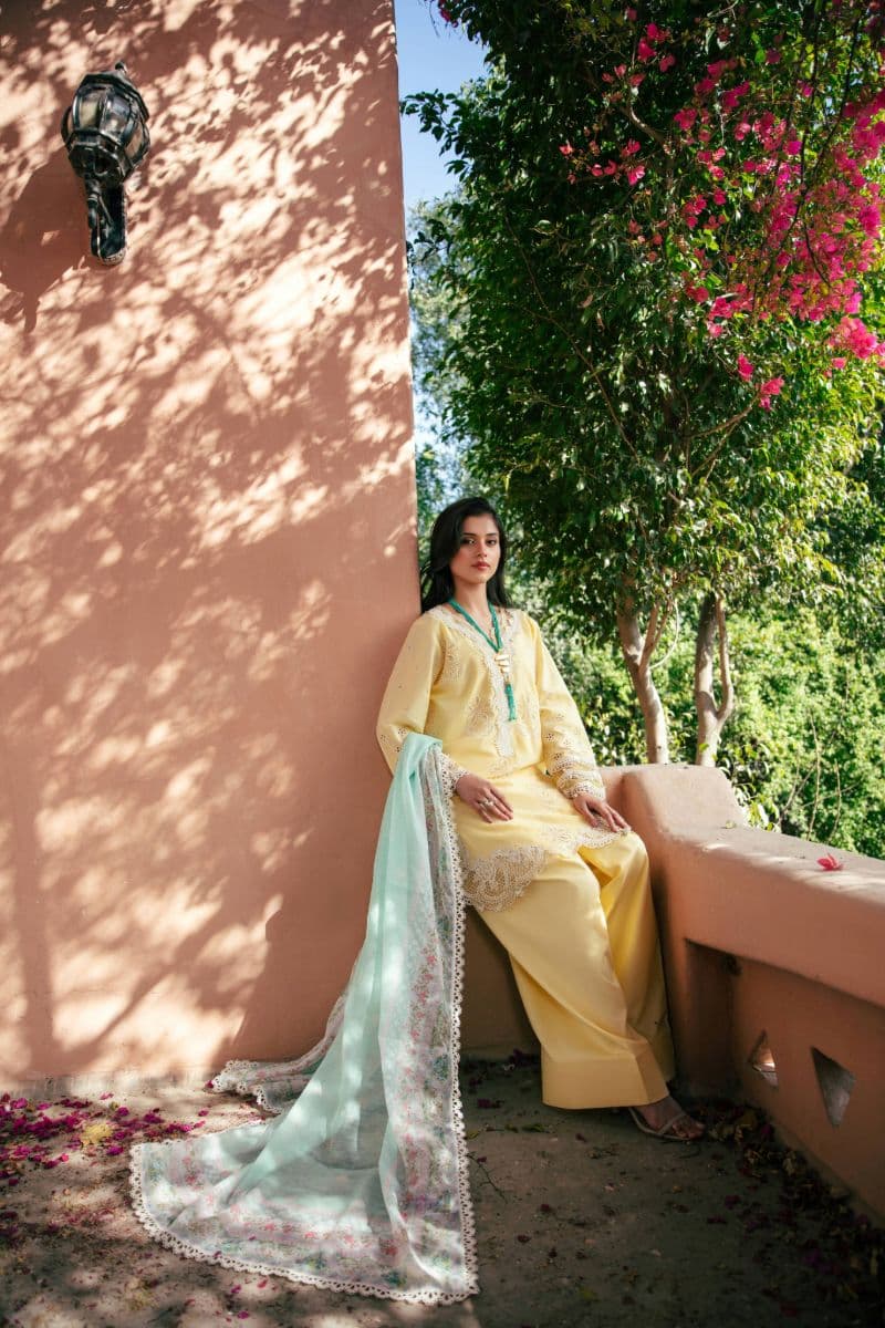 Embroidered Cambric 2 Piece Unstitched Suit thumbnail