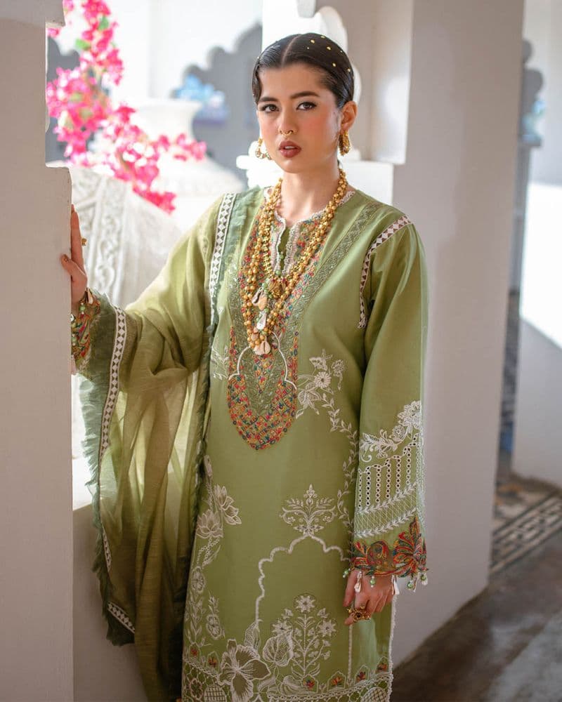 Embroidered Lawn Unstitched Suit thumbnail