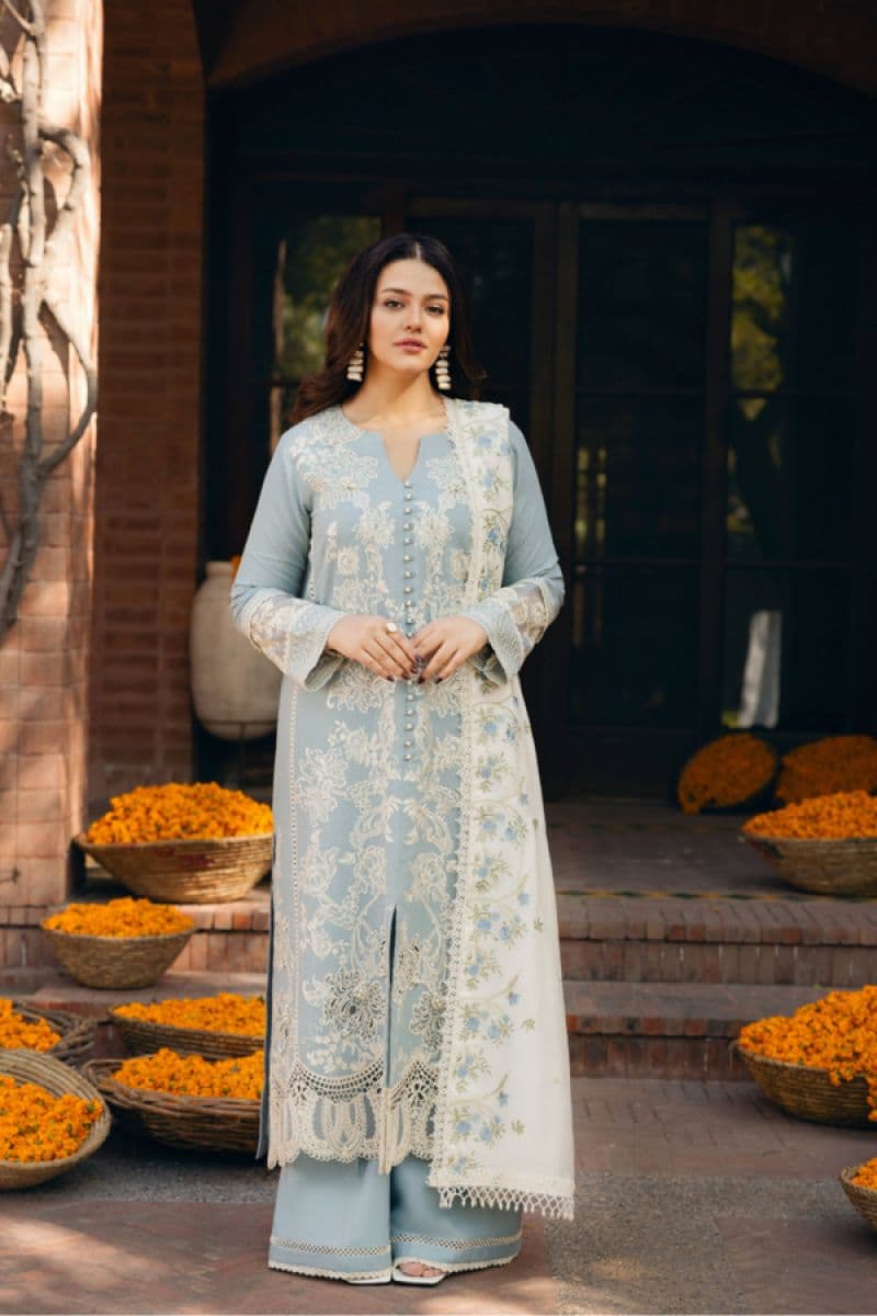 Embroidered Karandi 3 Piece Unstitched Suit thumbnail