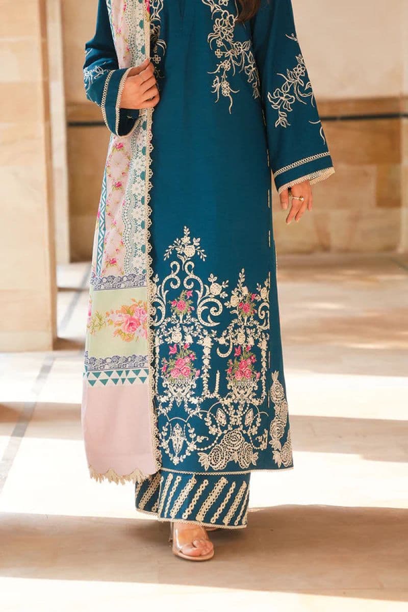 Embroidered Karandi 3 Piece Unstitched Suit thumbnail