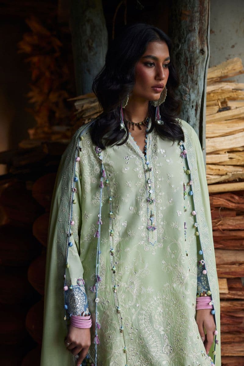 Embroidered Cambric 3 Piece Unstitched Suit thumbnail