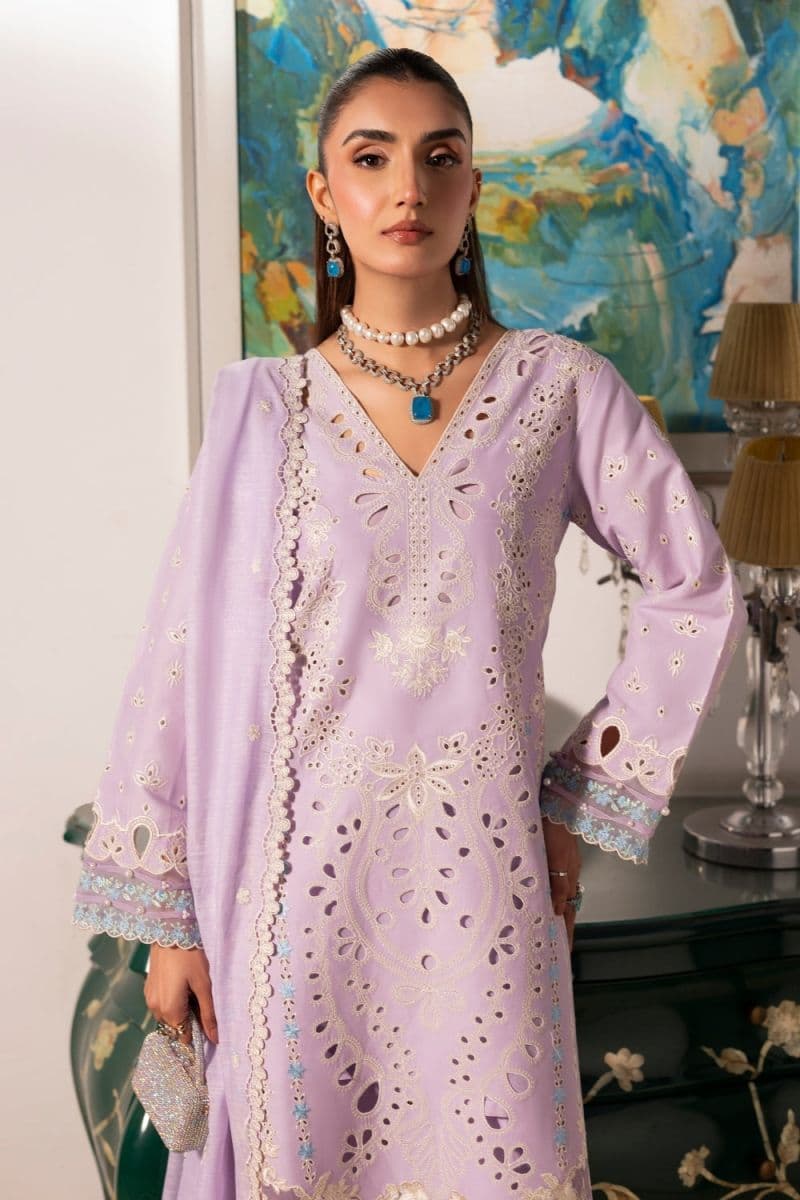 Embroidered Cambric 1 Piece Unstitched Suit thumbnail