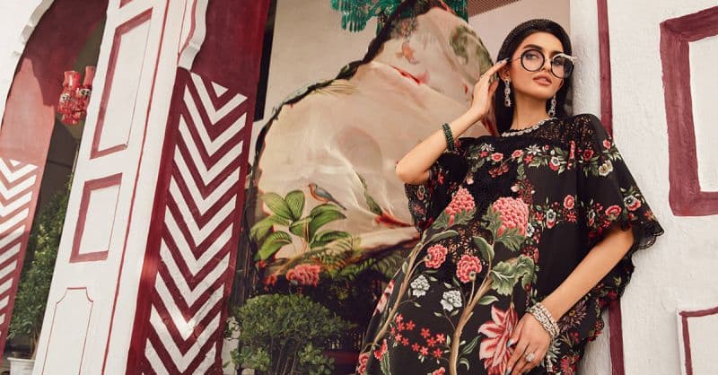 3 Piece Unstitched Embroidered Cambric Suit | MPT-2709-B thumbnail