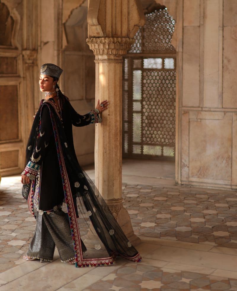 Embroidered Raw Silk 1 Piece Unstitched Suit thumbnail