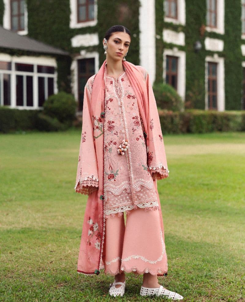 Embroidered Cambric 1 Piece Unstitched Suit