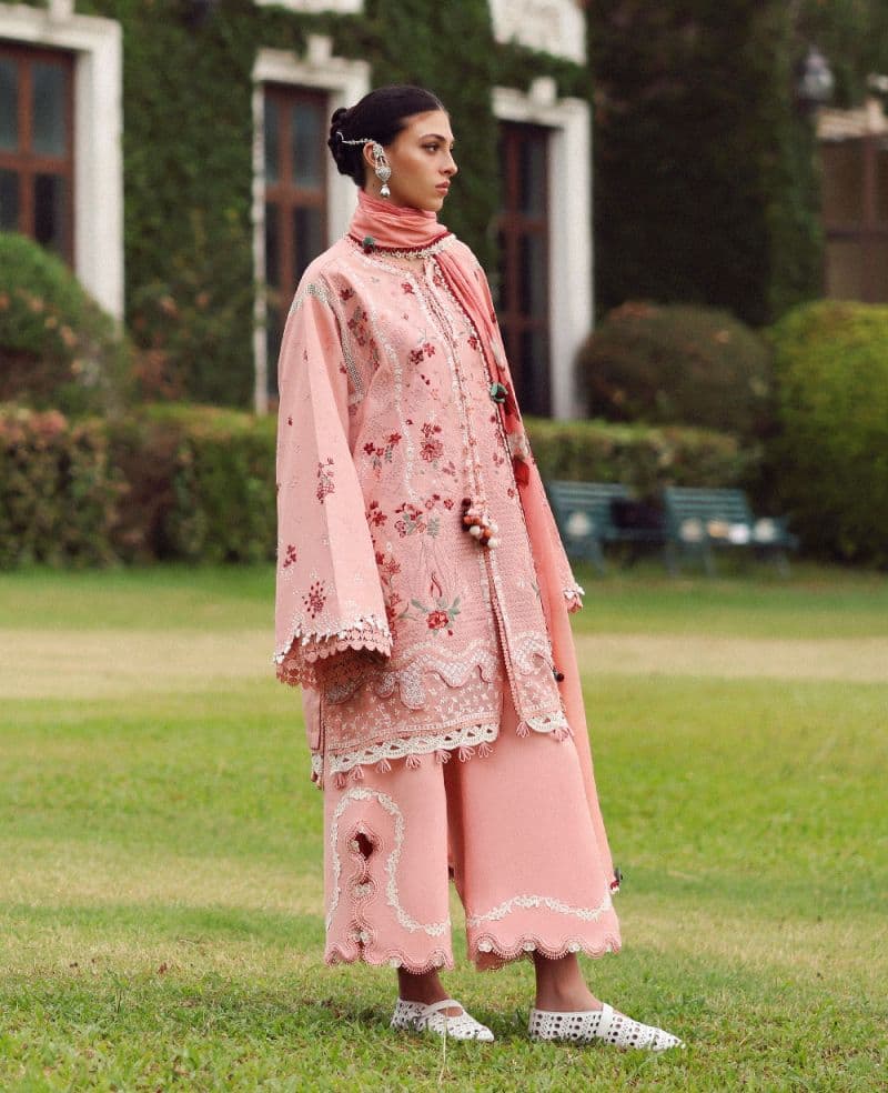 Embroidered Cambric 1 Piece Unstitched Suit