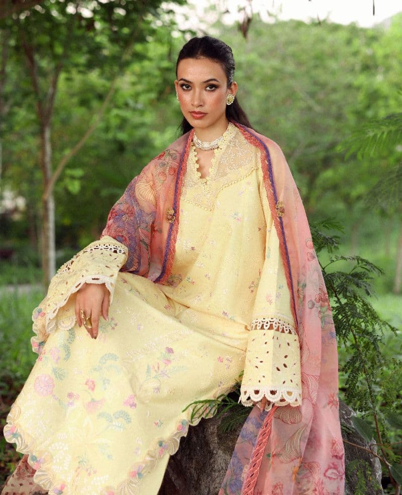 Embroidered Cambric 1 Piece Unstitched Suit