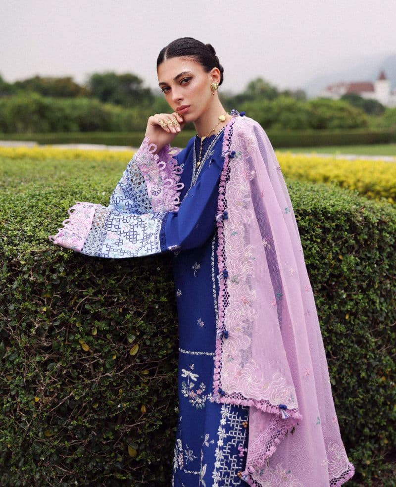 Embroidered Cambric 1 Piece Unstitched Suit thumbnail
