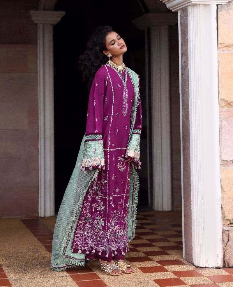 Embroidered Cambric 1 Piece Unstitched Suit