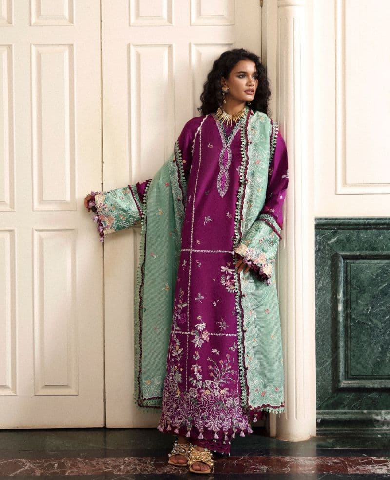 Embroidered Cambric 1 Piece Unstitched Suit