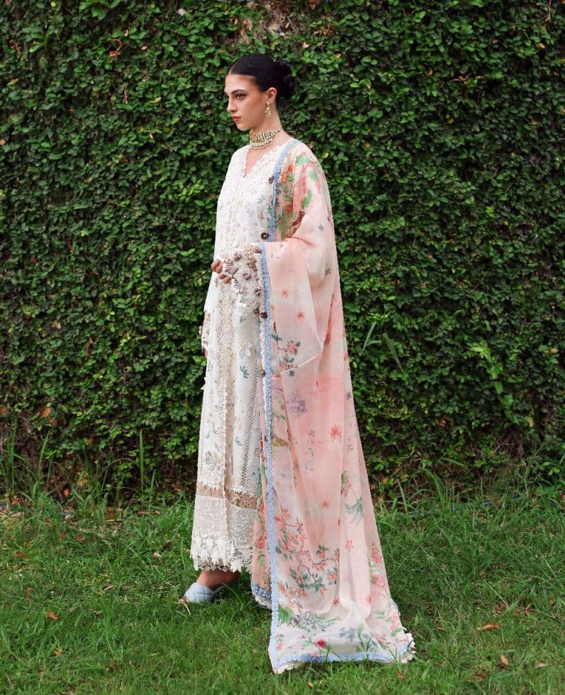 Embroidered Cambric 1 Piece Unstitched Suit