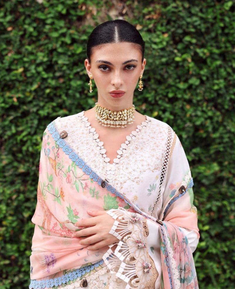 Embroidered Cambric 1 Piece Unstitched Suit