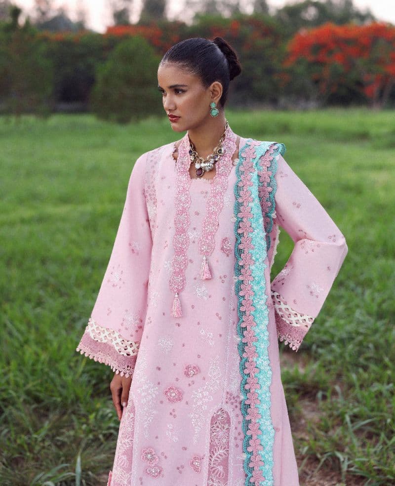 Embroidered Cambric 1 Piece Unstitched Suit thumbnail