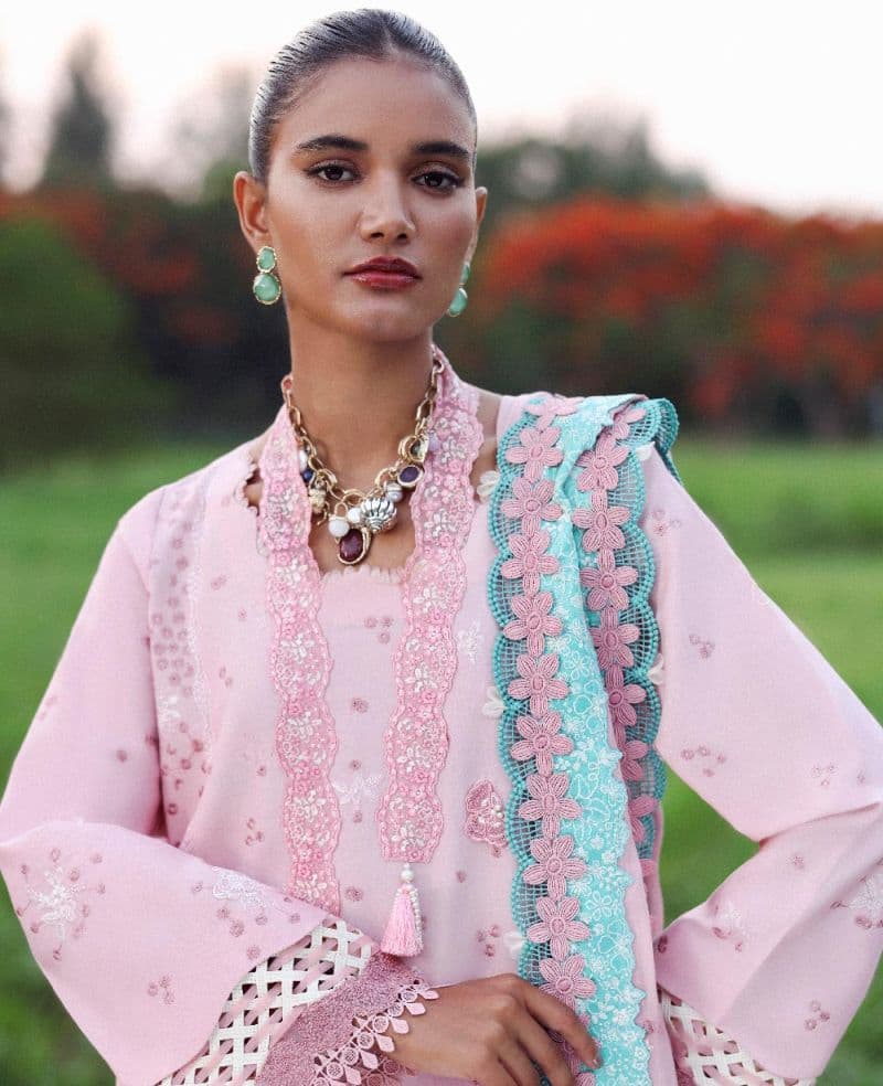 Embroidered Cambric 1 Piece Unstitched Suit thumbnail