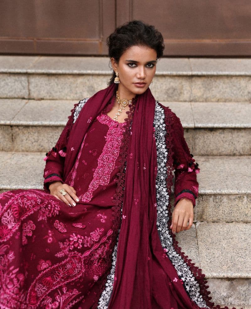 Embroidered Cambric 1 Piece Unstitched Suit
