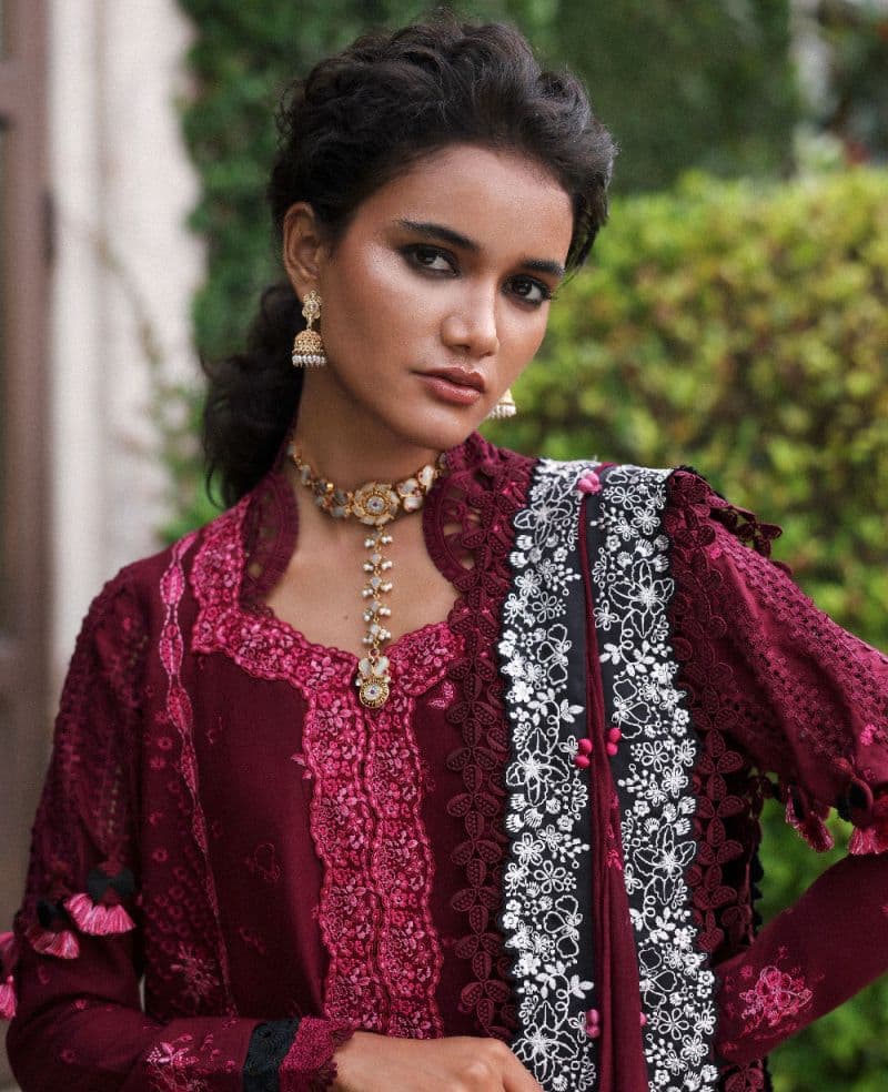 Embroidered Cambric 1 Piece Unstitched Suit