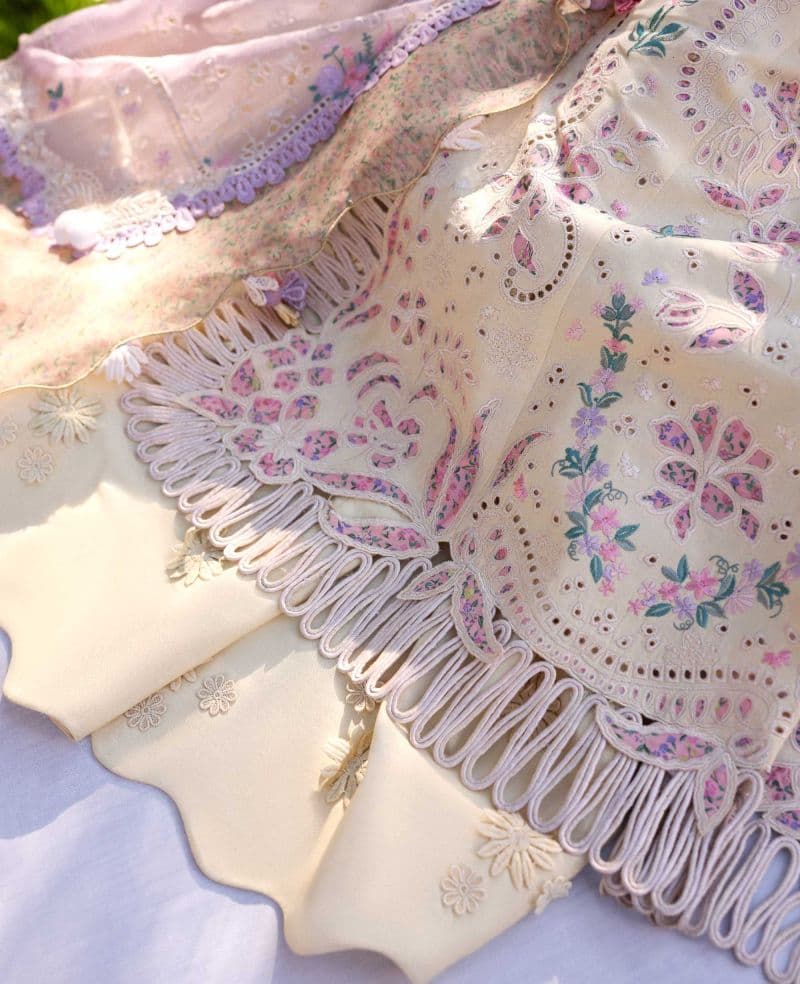 Embroidered Cambric 1 Piece Unstitched Suit thumbnail
