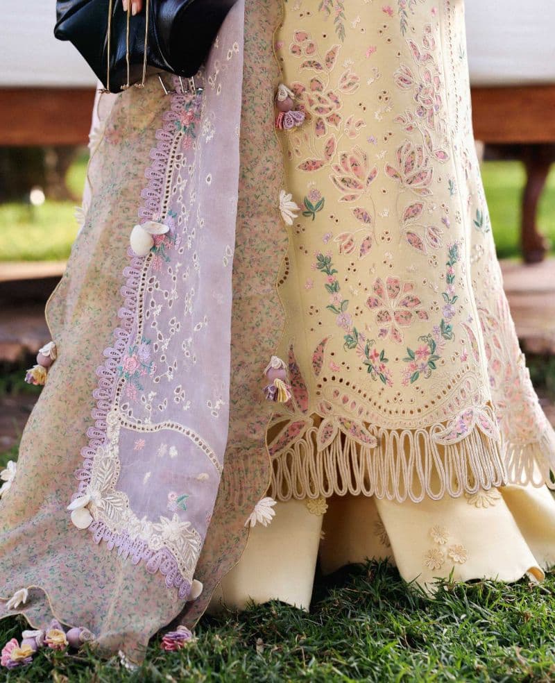 Embroidered Cambric 1 Piece Unstitched Suit thumbnail