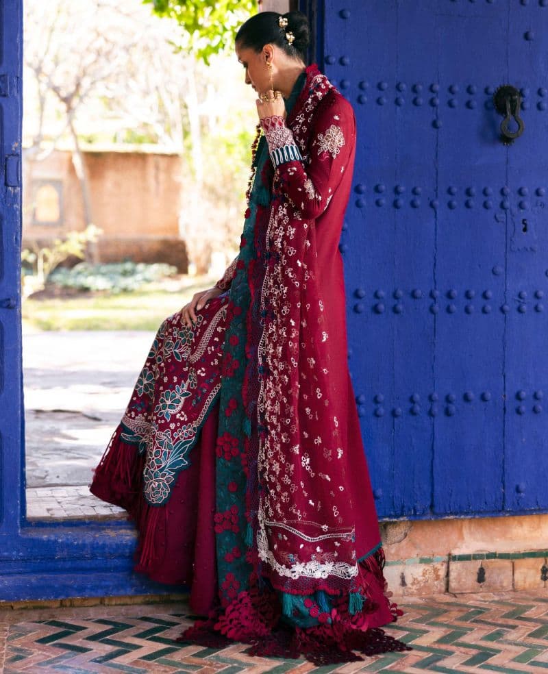 Embroidered Cambric 1 Piece Unstitched Suit