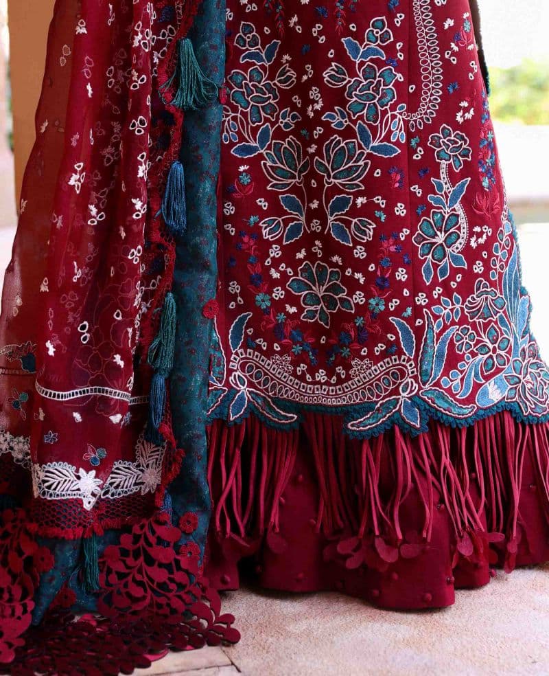 Embroidered Cambric 1 Piece Unstitched Suit