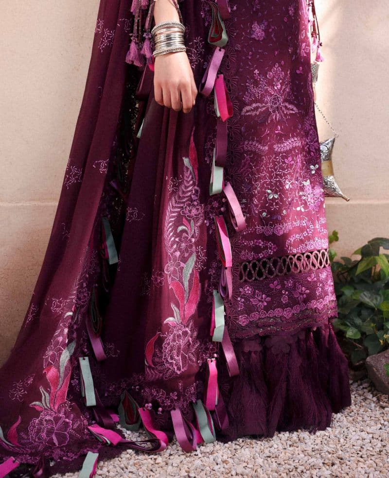 Embroidered Cambric 1 Piece Unstitched Suit