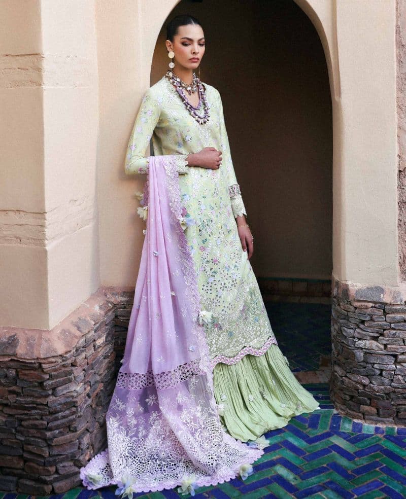 Embroidered Cambric 1 Piece Unstitched Suit