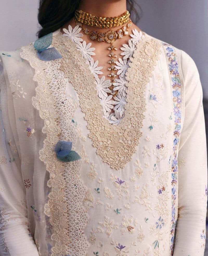 Embroidered Cambric 1 Piece Unstitched Suit thumbnail