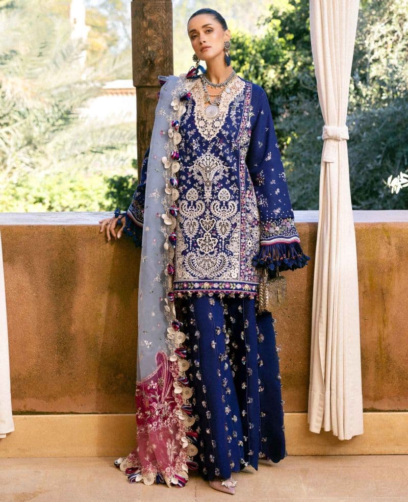 Embroidered Cambric 1 Piece Unstitched Suit