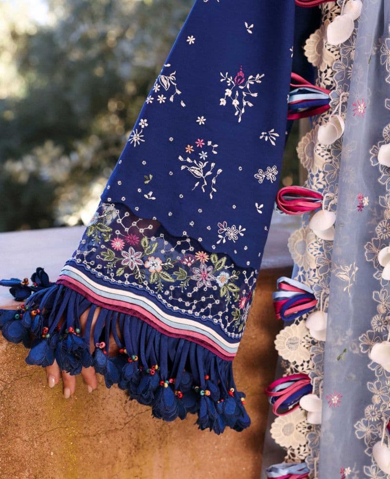 Embroidered Cambric 1 Piece Unstitched Suit