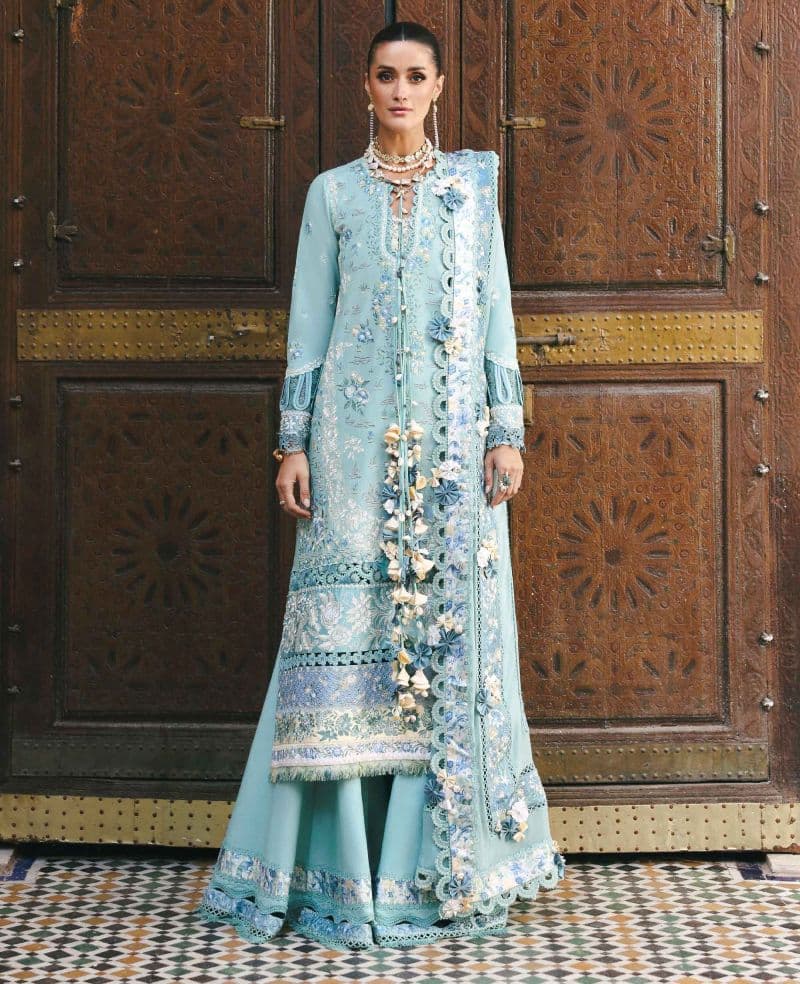 Embroidered Cambric 1 Piece Unstitched Suit